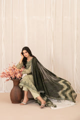 Saniyah by Tawakkal Unstitched 3 Piece Emb Lawn Suit-D-3430