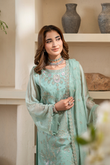 Anaya Noor By Zebtan Unstitched 3 Piece Luxury Formals Suit-AN-02