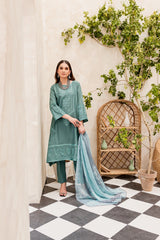 Panache Apparel-Stitched Summer Suit-Zest