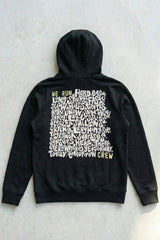 Urban Cut Crew Words Hoodie | Double Layer Cotton