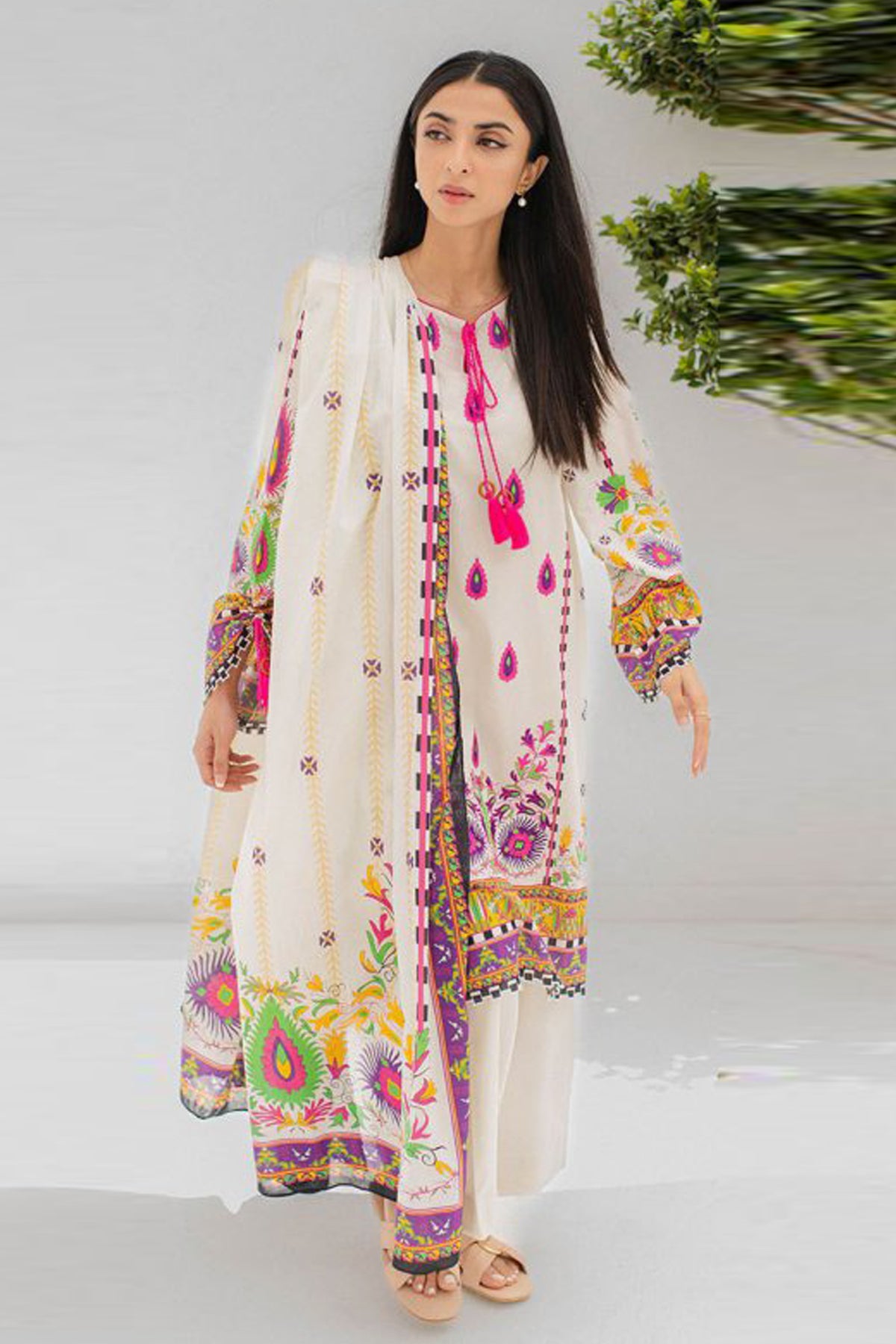 Zellbury Unstitched Printed & Emb Lawn Vol-04 Collection'2023-WU-358