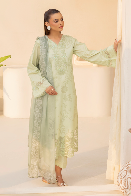 Daastan Edit 01 By Esra Stitched 3 Piece Emb Lawn Collection-DT-25-05