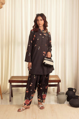 Zaman By MNM Stitched 2 Piece Cotton Lawn Collection-Flower power