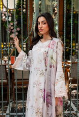Eden Garden By Humdum Stitched 3 Piece Lawn Chapter 2 Collection'2025-D-01