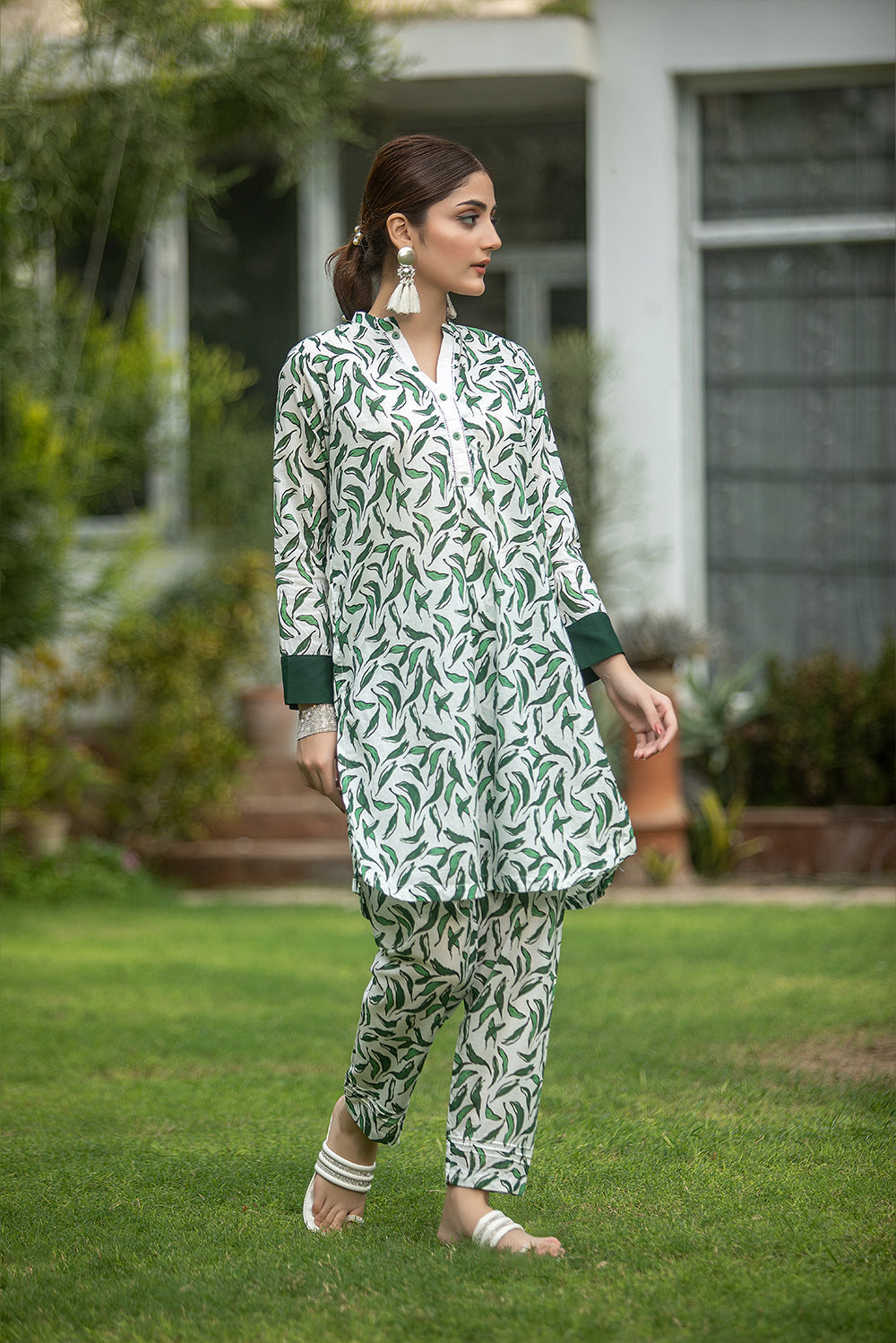 Aqs N Man 2PC Matching Separates Lawn Suit | AM-008