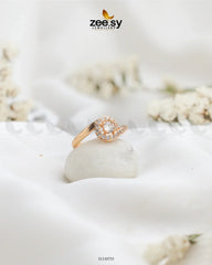 Elyora Ring Golden - Zeesy Jewellery