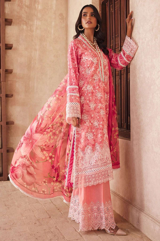 Amal by Motifz Unstitched 3 Piece Digital Print Emb Lawn Collection'2023-D-3735-Maya