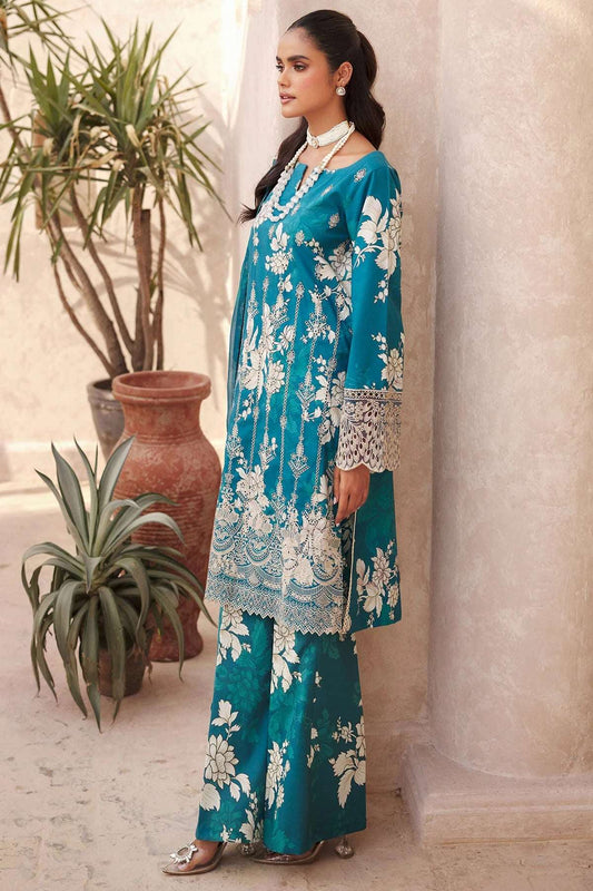 Amal by Motifz Unstitched 3 Piece Digital Print Emb Lawn Collection'2023-D-3737-Lilly