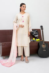 Modern Saheli By Tawakkal Stitched 3 Piece Fancy Emb Lawn Suit-D-3780