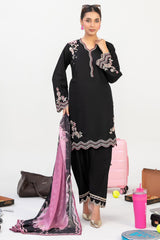 Modern Saheli By Tawakkal Stitched 3 Piece Fancy Emb Lawn Suit-D-3783