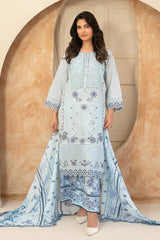 Mahabbah By Tawakkal Stitched 3 Piece Fancy Emb Lawn Vol-02 Suit-D-3798