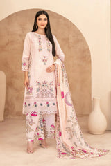 Mahabbah By Tawakkal Stitched 3 Piece Fancy Emb Lawn Vol-02 Suit-D-3799