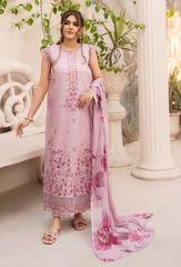 Summer Breeze By Humdum Unstitched 3 Piece Lawn Suit-D02