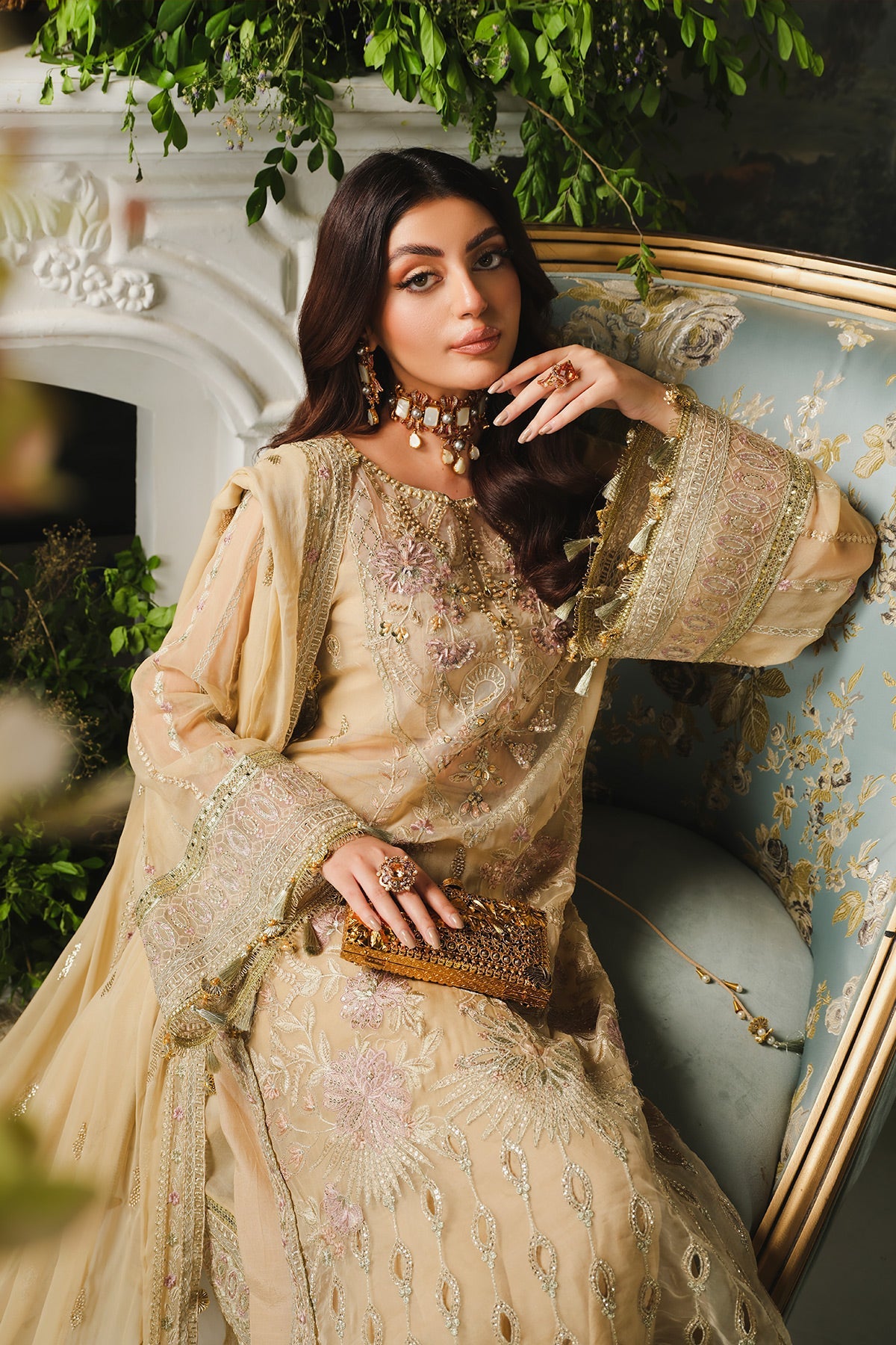 Ayla Paras By Pasha Unstitched 3 Piece Luxury Formals Collection'2024-PR104: Amber