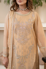 Anaya Noor By Zebtan Unstitched 3 Piece Luxury Formals Suit-AN-09