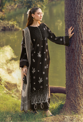 Onora By Humdum Unstitched 3 Piece Emb Khaddar Winter Collection'2024