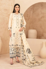 Mahabbah By Tawakkal Stitched 3 Piece Fancy Emb Lawn Vol-02 Suit-D-3800