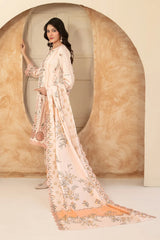 Mahabbah By Tawakkal Stitched 3 Piece Fancy Emb Lawn Vol-01 Suit-D-3801