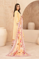 Mahabbah By Tawakkal Stitched 3 Piece Fancy Emb Lawn Vol-01 Suit-D-3803
