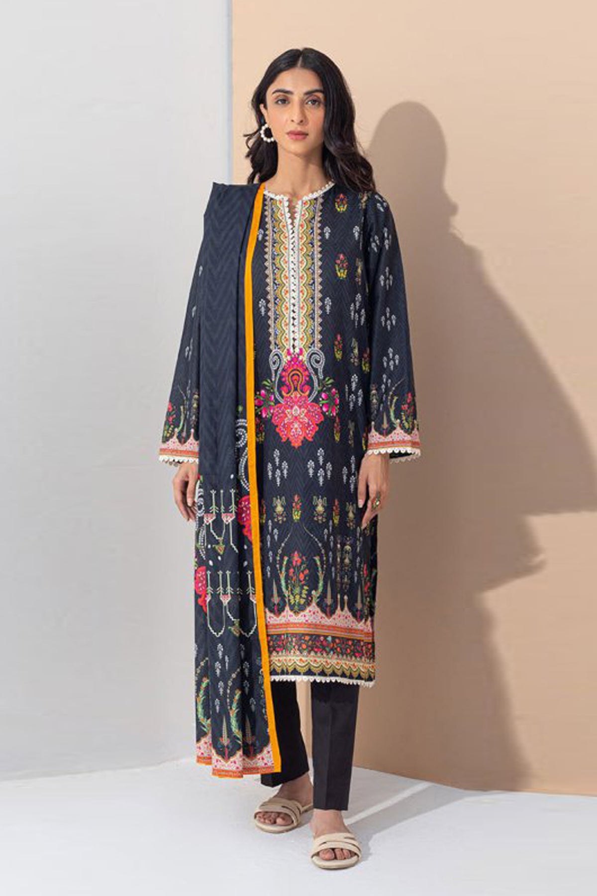 Zellbury Unstitched Printed & Emb Lawn Vol-04 Collection'2023-WU-388