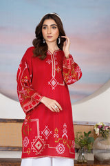 Tiraz Stitched 2 Piece Summer Suit-Nazneen