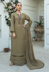 Aviva By Humdum Unstitched 3 Piece Emb Lawn Collection-D-10