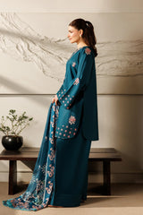 Mistfall By Panache Apparel Stitched 2-3 Piece Emb Cotton Ramadan Edit Suit-Mystique