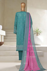 Sada Bahar Stitched 3 Piece Printed Lawn Vol-05 Collection'2025-PR-397-Green