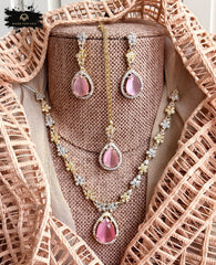 Made For Her-Elaris - Zircon Necklace Set - KB1020