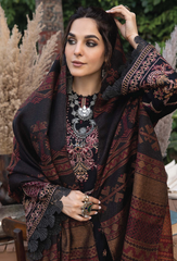 Denara By Humdum Unstitched 3 Piece Winter Shawl Collection'2024