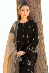 Onora By Humdum Unstitched 3 Piece Emb Khaddar Winter Collection'2024