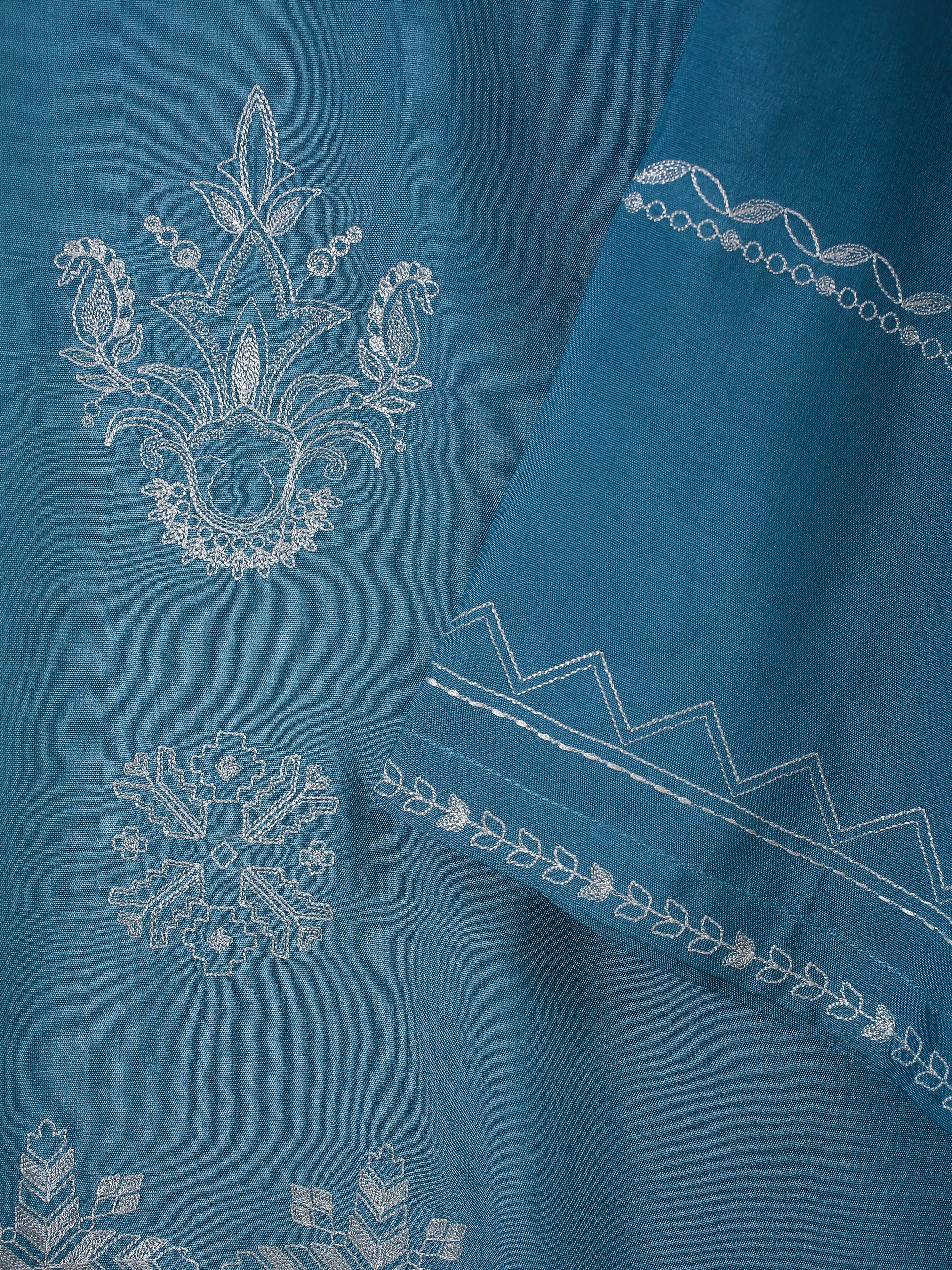 Samawi Stitched Kurta Collection'2025-Cobalt Kurta