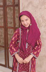 Suntex Stitched 3 Piece Girls Festive Premium Edition Suit-SH-2604