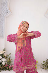 Shifa Girls By Suntex Stitched 3 Piece Emb Premium Kids Suit-SH-2627