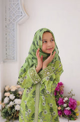 Shifa Girls By Suntex Stitched 3 Piece Emb Premium Kids Suit-SH-2625