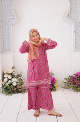Shifa Girls By Suntex Stitched 3 Piece Emb Premium Kids Suit-SH-2627