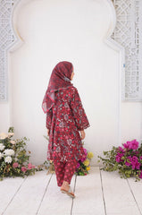 Shifa Girls By Suntex Stitched 3 Piece Emb Premium Kids Suit-SH-2624