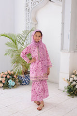 Shifa Girls By Suntex Stitched 3 Piece Emb Premium Kids Suit-SH-2626