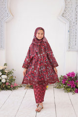 Shifa Girls By Suntex Stitched 3 Piece Emb Premium Kids Suit-SH-2624