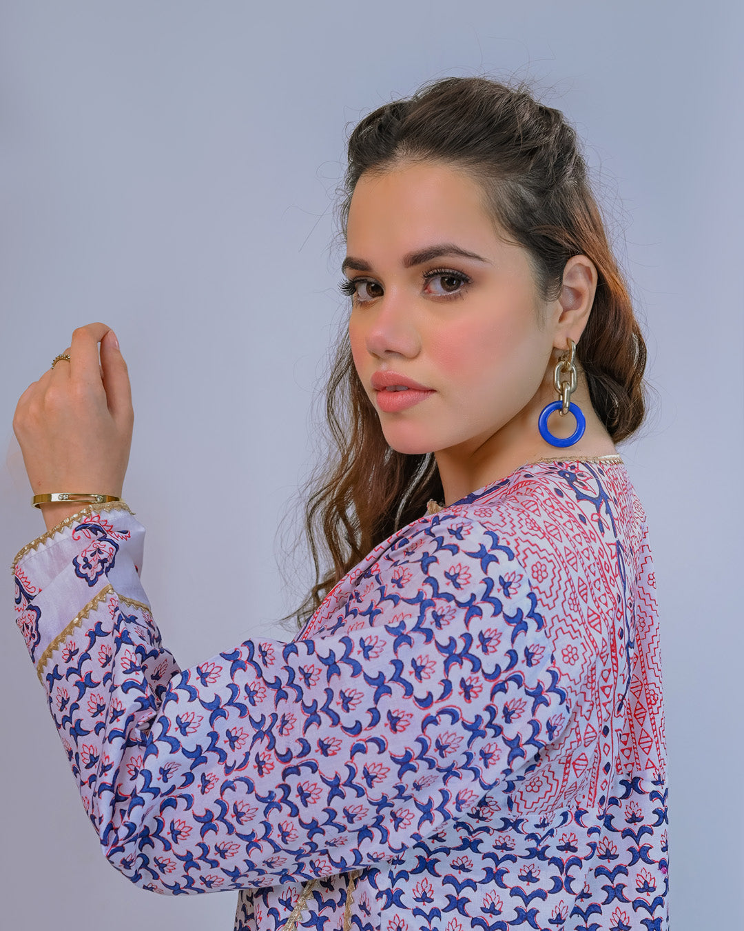 Ayla Studio Stitched Luxury Collection'2025-Asbp- 102 Dobby Spring 2Pcs