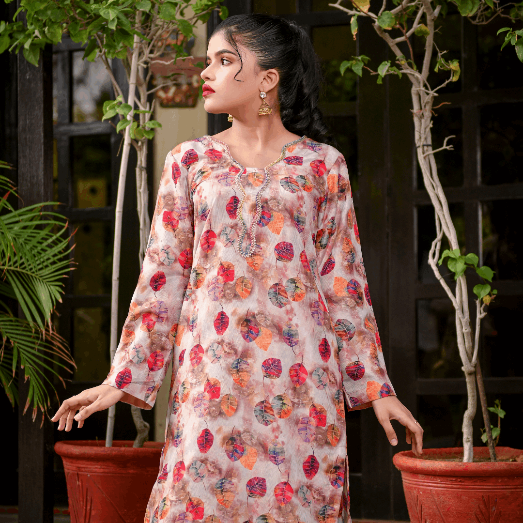 Florals & Printed By Hadar Official Stitched 3 Piece Lawn Collection-Liora - 3 PC printed