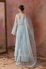 Tara By Sardinia Unstitched 3 Piece Wedding Collection-Azure