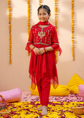 Modest Stitched 3 Piece Kids Formals Collection'2024-Meenah