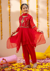 Modest Stitched 3 Piece Kids Formals Collection'2024-Meenah