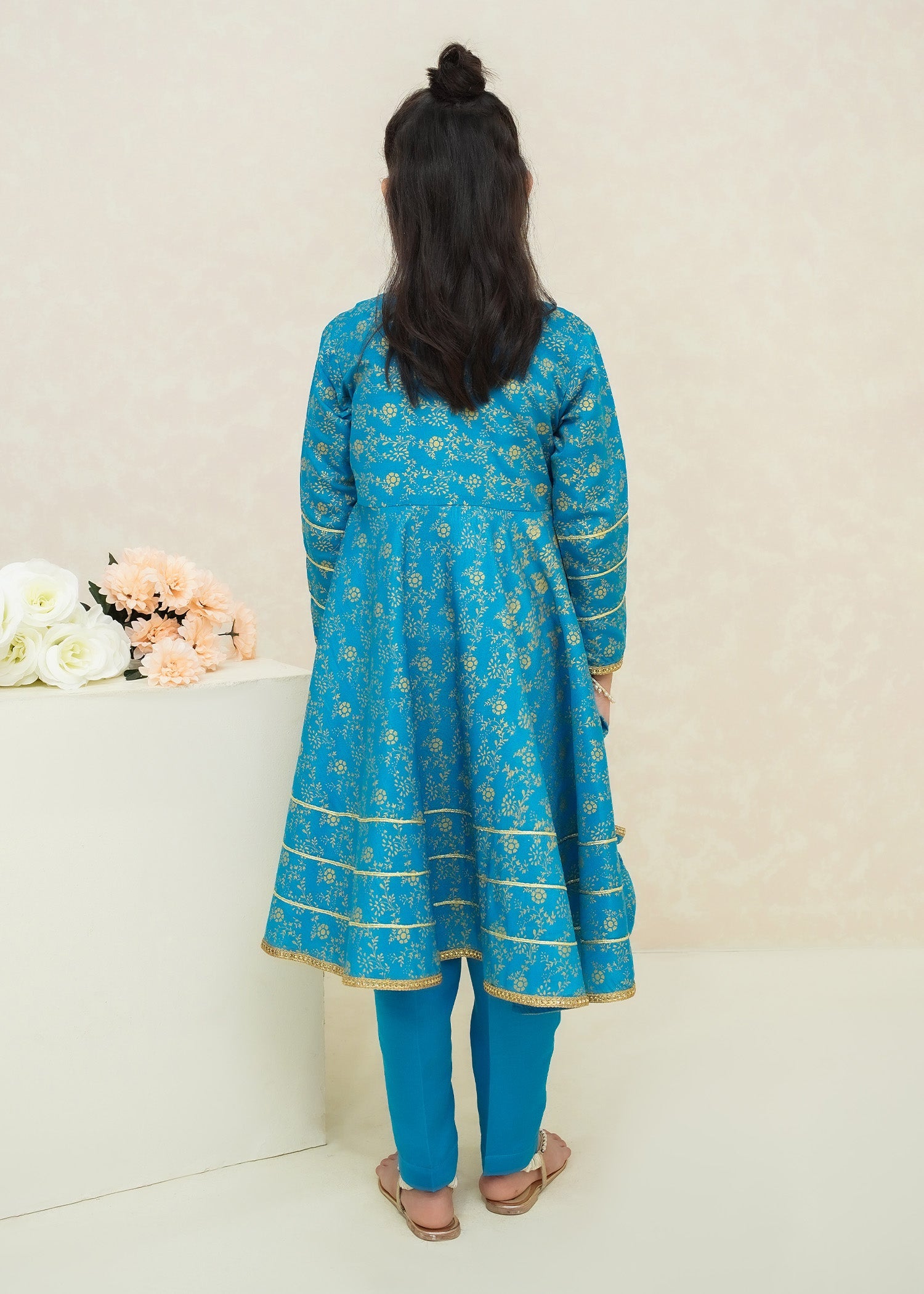 Modest Stitched 3 Piece Festive Collection-Asmani