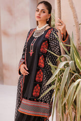 C Prints By Charizma Unstitched 3 Piece Printed Lawn Vol-07 Black Edition Collection'2024-CP4-61