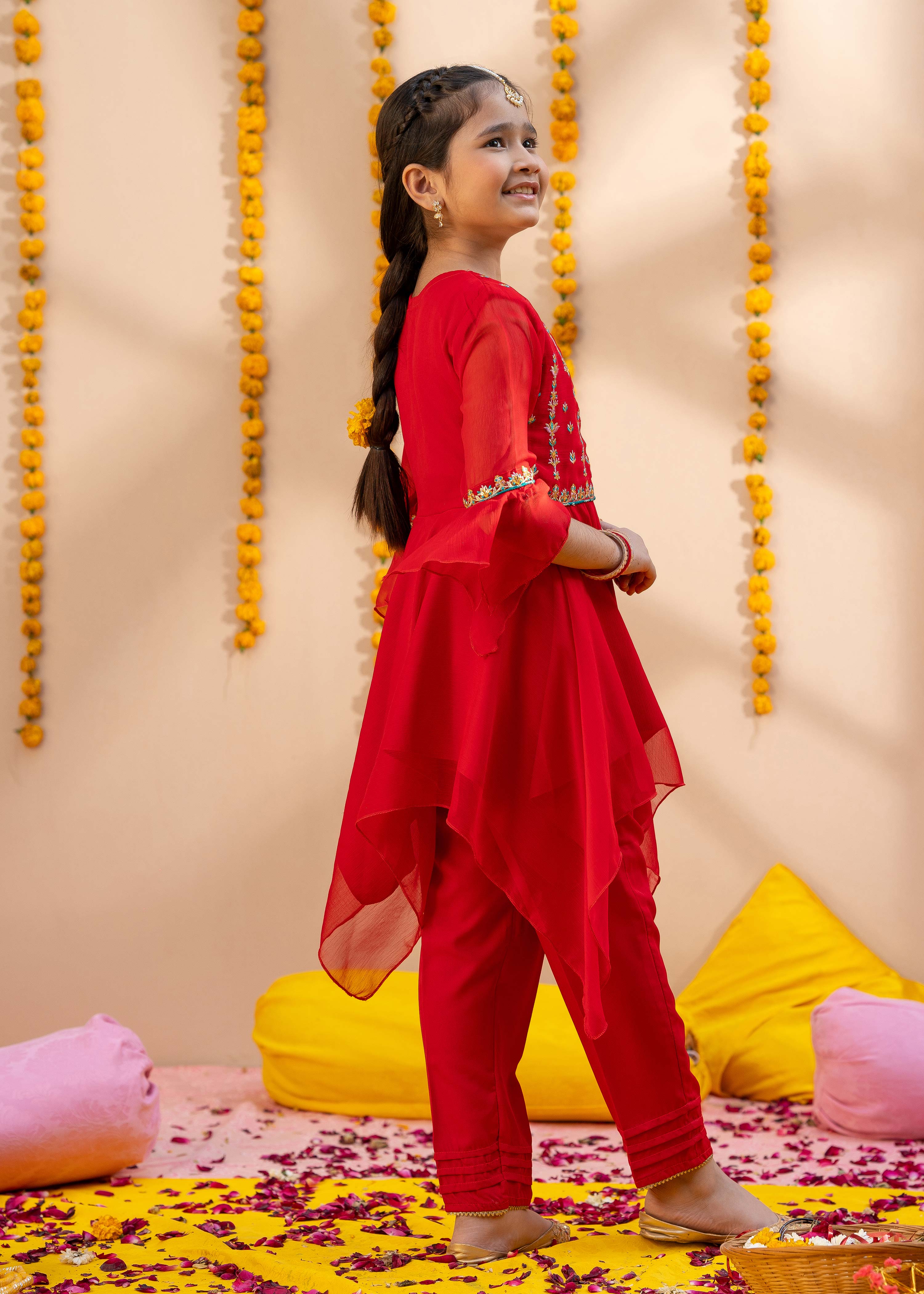 Modest Stitched 3 Piece Kids Formals Collection'2024-Meenah