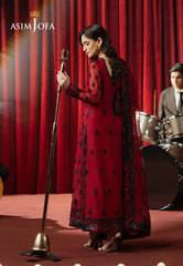 Asim Jofa Premium Festive Ajpf-07 Embroidered Chiffon 3 Pcs