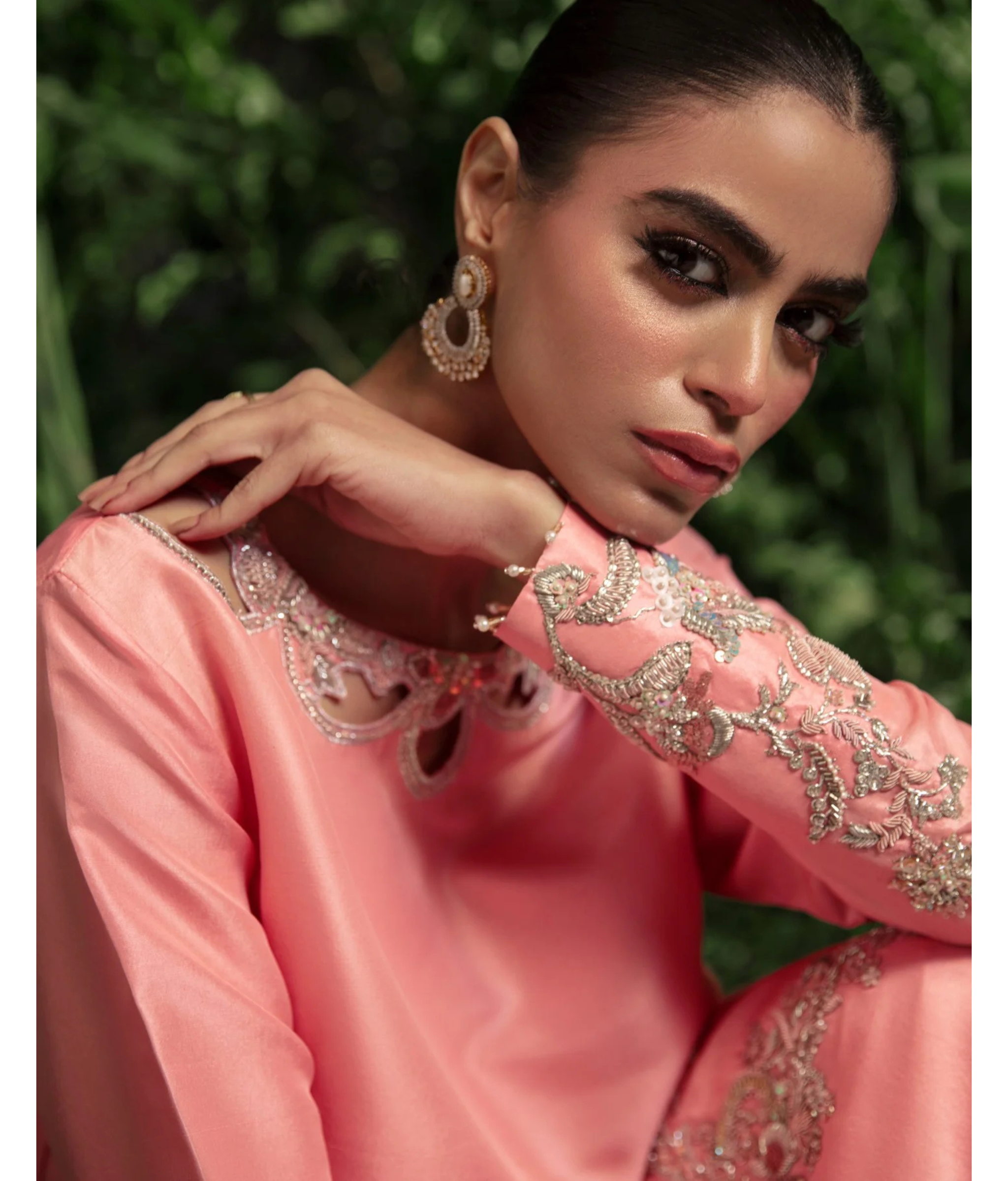 Luna By Mariam Malik Stitched 2 Piece Luxe Silk Pret Collection'2025-LUNA- Luxury Pret'24  - 4