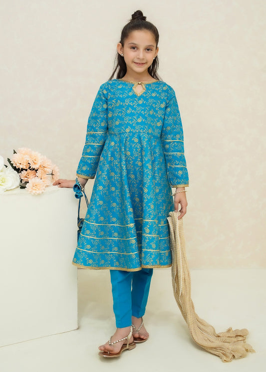 Modest Stitched 3 Piece Toddlers Formals Collection'2025-Asmani